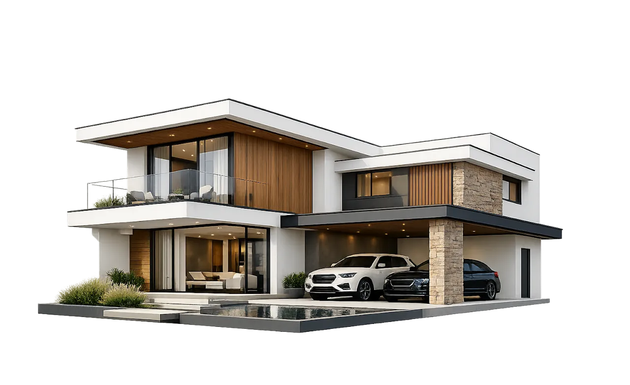 Residência Alto Padrão - Modelo BIM